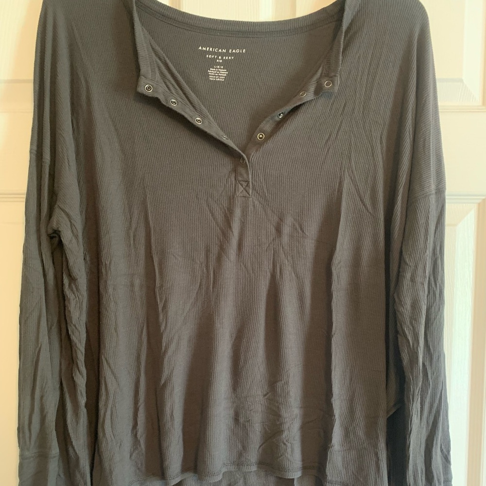 Large American Eagle Henley